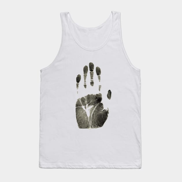 Hand Print Tank Top by DogfordStudios